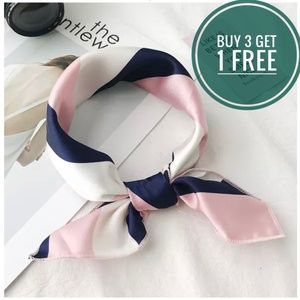 Boho Holiday Party Beach Silky Square Neck Scarf